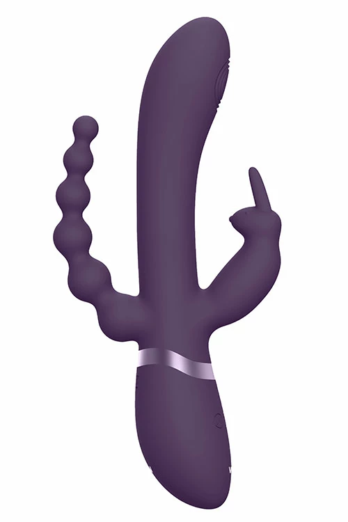 Shots Toys 8.8" Rini Triple Stimulation Thumping & Vibrating Rabbit Vibrator 4 Shots Toys 8.8" Rini Triple Stimulation Thumping & Vibrating Rabbit Vibrator - Image 4