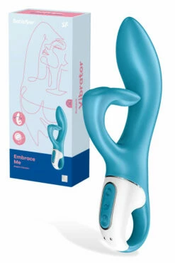 Satisfyer Embrace Me Rabbit Vibrator with Clitoris Tickler 9 Satisfyer Embrace Me Rabbit Vibrator with Clitoris Tickler -Women's Sex Toys Shop large 4 291