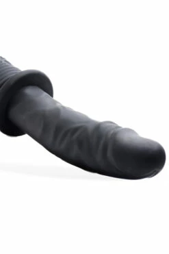 Master Series Realistic 10.75" Vibrating Silicone Thruster -Women's Sex Toys Shop large 4 3