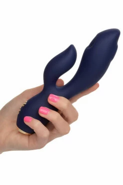 California Exotic Chic Blossom Thumping Rabbit Vibrator -Women's Sex Toys Shop large 4 321