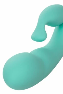 California Exotic 8.25" Double Rumble Silicone Rabbit with Flicking Teaser -Women's Sex Toys Shop large 4 325