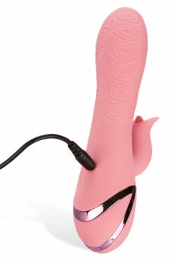 California Exotic Pasadena Player 8.5" Rotating Rabbit Vibrator With Tongue Teaser -Women's Sex Toys Shop large 4 336