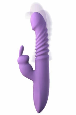 Pipedream Thrusting 9.5" Rabbit Vibrator With Heat Function -Women's Sex Toys Shop large 4 337