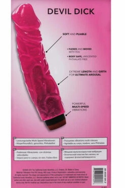 California Exotic 8.5" Vibrating Jelly Dongs -Women's Sex Toys Shop large 4 361