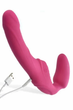 Adam and Eve Vibrating Silicone 8.75" Strapless Strap On 7 Adam and Eve Vibrating Silicone 8.75" Strapless Strap On -Women's Sex Toys Shop large 4 390