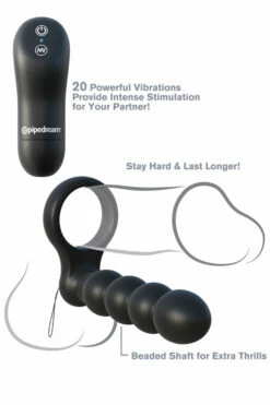 Pipedream Remote Controlled Vibrating Double Penetrator Cock Ring -Women's Sex Toys Shop large 4 432