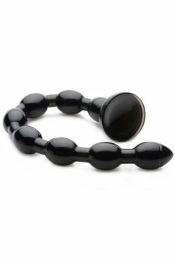 Hosed Flexible Beaded 19" Anal Snake with Suction Base -Women's Sex Toys Shop large 4 457