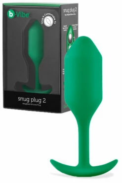 B-Vibe Snug Plug 2 - 4.1" Weighted Butt Plug 9 B-Vibe Snug Plug 2 - 4.1" Weighted Butt Plug -Women's Sex Toys Shop large 4 469