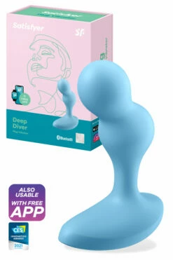 Satisfyer Deep Diver Vibrating Butt Plug with App Control -Women's Sex Toys Shop large 4 482