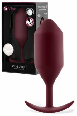 B-Vibe Snug Plug 5 - 5.9" Weighted Butt Plug 9 B-Vibe Snug Plug 5 - 5.9" Weighted Butt Plug -Women's Sex Toys Shop large 4 491