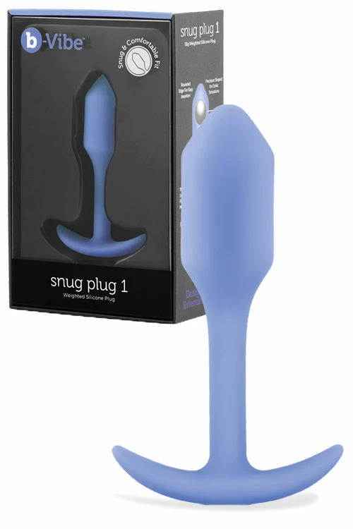 B-Vibe Snug Plug 1 - 3.4" Weighted Butt Plug 4 B-Vibe Snug Plug 1 - 3.4" Weighted Butt Plug - Image 4