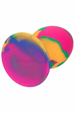 California Exotic Cheeky Tie-Dye Silicone Butt Plug - Large 8 California Exotic Cheeky Tie-Dye Silicone Butt Plug - Large -Women's Sex Toys Shop large 4 496