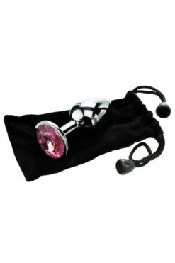 Adam and Eve 2.8" Metal Butt Plug With Faux Jewel Base 7 Adam and Eve 2.8" Metal Butt Plug With Faux Jewel Base -Women's Sex Toys Shop large 4 510