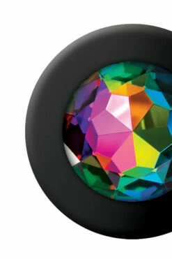 Nsnovelties 4" Butt Plug with Rainbow Gem Base -Women's Sex Toys Shop large 4 521