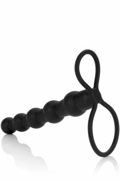 California Exotic 5.75β Double Cock Ring with Beaded Probe 7 California Exotic 5.75β Double Cock Ring with Beaded Probe -Women's Sex Toys Shop large 4 524