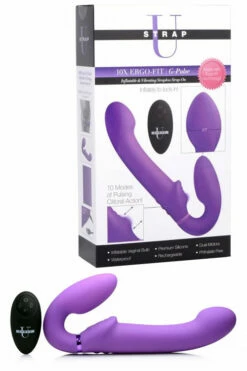 Strap U G-Pulse Inflatable & Vibrating Strapless Strap On With Remote -Women's Sex Toys Shop large 4 528