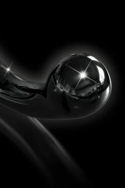 Pipedream 6.1" Curved Glass Wand Massager -Women's Sex Toys Shop large 4 559