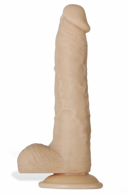 Adam and Eve Realistic 9.1" Vibrating Dildo With Suction Base 4 Adam and Eve Realistic 9.1" Vibrating Dildo With Suction Base - Image 4