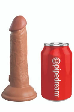 Pipedream King Cock Elite Dual Density Vibrating 6" Silicone Dildo -Women's Sex Toys Shop large 4 591