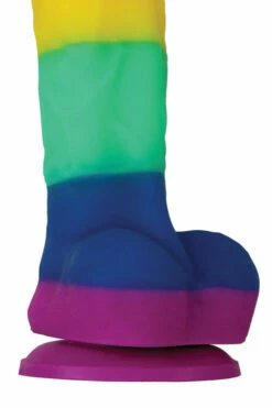 Nsnovelties 5" Realistic Rainbow Platinum Silicone Dildo -Women's Sex Toys Shop large 4 607