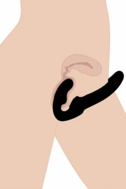 Strap U Vibrating Strapless 9.75" Silicone Strap On -Women's Sex Toys Shop large 4 621