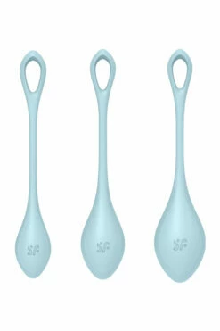 Satisfyer Yoni Power 2 Kegel Ball Set (3 Pce) -Women's Sex Toys Shop large 4 670