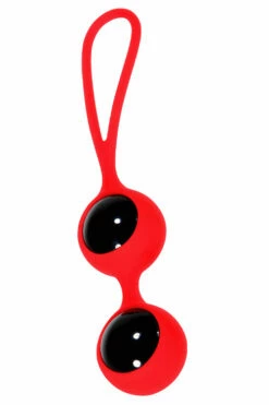 Adam and Eve Scarlet Couture Glass Duo-Ball Kegel Exerciser -Women's Sex Toys Shop large 4 674