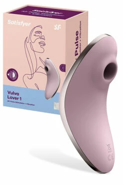 Satisfyer Vulva Lover 1 Air Pulse Clitoral Stimulator with Vibration -Women's Sex Toys Shop large 4 74