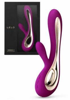 Lelo Soraya 2 Deluxe 8.7" Rabbit Vibrator -Women's Sex Toys Shop large 5 131