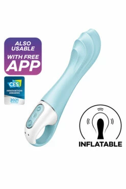 Satisfyer Air Pump 5 8" Inflatable G-Spot Vibrator with App Control 9 Satisfyer Air Pump 5 8" Inflatable G-Spot Vibrator with App Control -Women's Sex Toys Shop large 5 140