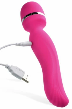 Adam and Eve Intimate Curves 7.75" Silicone Wand Vibrator -Women's Sex Toys Shop large 5 180