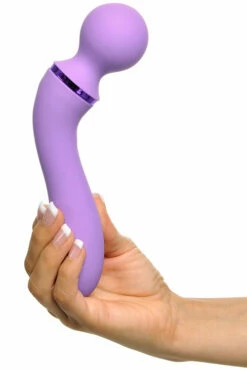 Pipedream Dual-Ended 7.7" Silicone Wand Vibrator -Women's Sex Toys Shop large 5 186