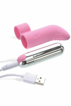 Adam and Eve 3.4" Finger Vibrator with Removable Bullet -Women's Sex Toys Shop large 5 191