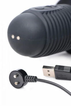 Master Series Realistic 10.75" Vibrating Silicone Thruster -Women's Sex Toys Shop large 5 2