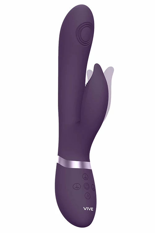 Shots Toys 8.8" Aimi Thumping, Swinging & Vibrating Silicone Rabbit 5 Shots Toys 8.8" Aimi Thumping, Swinging & Vibrating Silicone Rabbit - Image 5