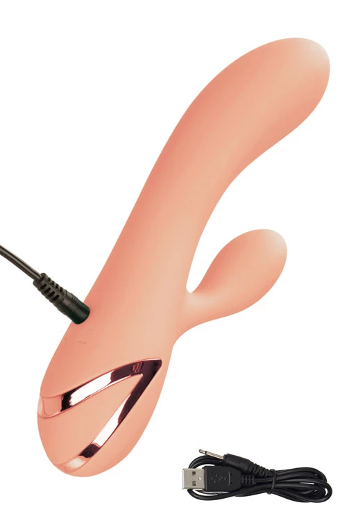 California Exotic 8.5" Vibrating & Gyrating Silicone G-Spot Rabbit 5 California Exotic 8.5" Vibrating & Gyrating Silicone G-Spot Rabbit - Image 5