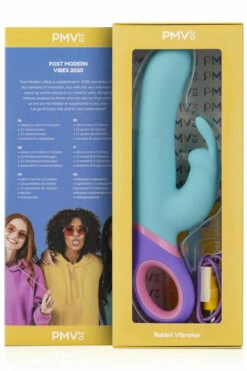 PMV20 Meta 9.1" Rotating Rabbit Vibrator -Women's Sex Toys Shop large 5 249