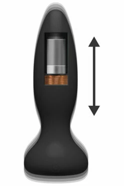 Doc Johnson A-Play Adventurous 5.25" Thrusting Butt Plug With Remote -Women's Sex Toys Shop large 5 279