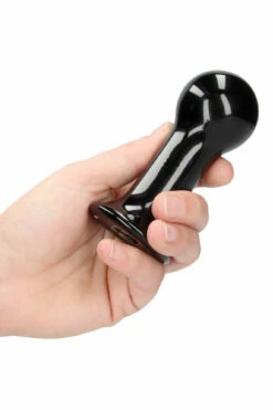 Shots Globy - 4.33" Handblown Glass Vibrating Anal Plug with Suction Cup & Remote Control -Women's Sex Toys Shop large 5 315