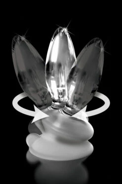 Pipedream 4" Glass Butt Plug -Women's Sex Toys Shop large 5 323