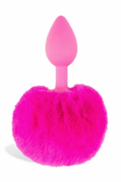 Pipedream Bunny Tail 5" Silicone Butt Plug -Women's Sex Toys Shop large 5 336