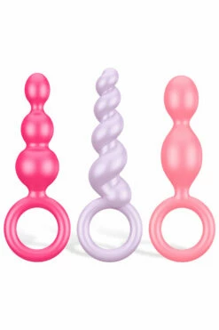 Satisfyer Booty Call Butt Plug Set (3 Pce) -Women's Sex Toys Shop large 5 357