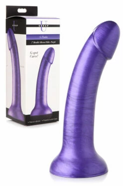 Strap U G-Tastic 7" Metallic Silicone Dildo 10 Strap U G-Tastic 7" Metallic Silicone Dildo -Women's Sex Toys Shop large 5 387
