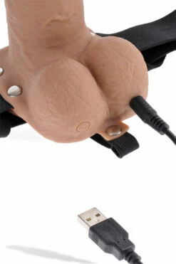 Pipedream 7" Hollow Strap On With Remote -Women's Sex Toys Shop large 5 433