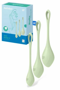 Satisfyer Yoni Power 2 Kegel Ball Set (3 Pce) -Women's Sex Toys Shop large 5 458