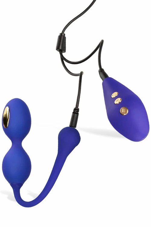 California Exotic Electro-Stimulation Dual Kegel Exerciser with Remote 5 California Exotic Electro-Stimulation Dual Kegel Exerciser with Remote - Image 5