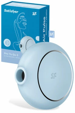 Satisfyer Pro To Go 3 - 3.4" Travel Clitoral Stimulator with Air Pulse Tech & Vibration -Women's Sex Toys Shop large 5 61