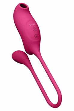 Vive Quino - 3.8" Egg Vibrator with Air Suction Clitoral Stimulation -Women's Sex Toys Shop large 5 74