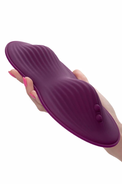 California Exotic Lust 9.5" Silicone Lay On Vibrator with Remote Control 5 California Exotic Lust 9.5" Silicone Lay On Vibrator with Remote Control - Image 5