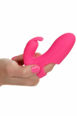 California Exotic Mini Marvels Pleaser Rabbit Finger Vibrator -Women's Sex Toys Shop large 5 91